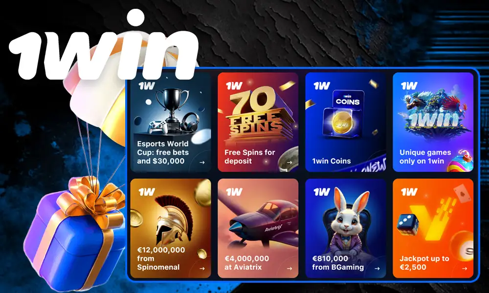Bonuses and promotions at 1Win